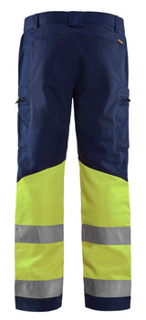 Blåkläder 1551 High Vis Buks med stretch produktbillede med logo
