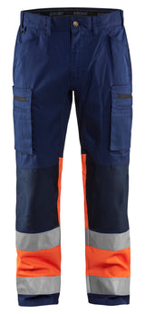 Blåkläder 1551 High Vis Buks med stretch materiale med firmalogo
