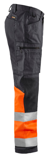 Blåkläder 1551 High Vis Buks med stretch produktbillede til broderi