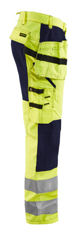 Blåkläder 1552 High Vis Buks med stretch detalje til broderi