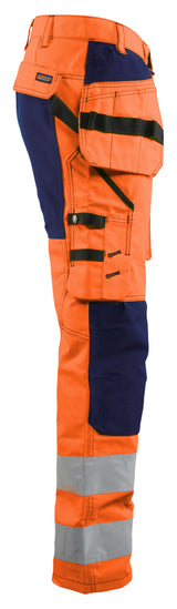 Blåkläder 1552 High Vis Buks med stretch produktbillede til broderi