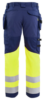 Blåkläder 1558 High Vis Buks med stretch produktbillede med logo