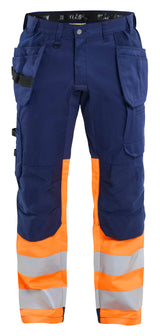 Blåkläder 1558 High Vis Buks med stretch materiale med firmalogo