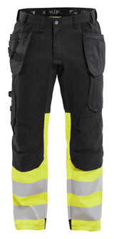 Blåkläder 1558 High Vis Buks med stretch detalje med firmalogo