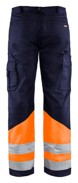 Blåkläder 1564 High Vis Buks nærbillede med logo