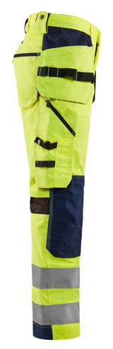Blåkläder 1565 High Vis Buks med ventilation detalje til broderi