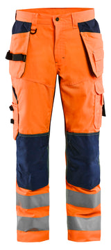 Blåkläder 1565 High Vis Buks med ventilation detalje med firmalogo