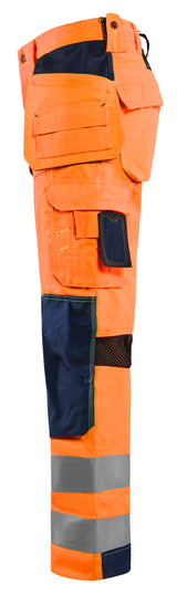 Blåkläder 1565 High Vis Buks med ventilation nærbillede med tryk
