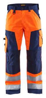 Blåkläder 1566 High Vis Buks detalje med firmalogo