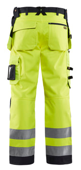 Blåkläder 1567 High Vis Softshell Buks produktbillede med logo