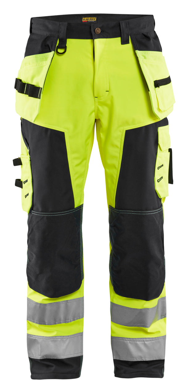 Blåkläder 1567 High Vis Softshell Buks med tryk eller logo – arbejdstøj og firmatøj