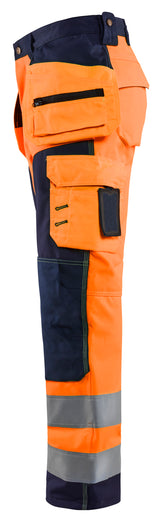 Blåkläder 1567 High Vis Softshell Buks produktbillede med tryk