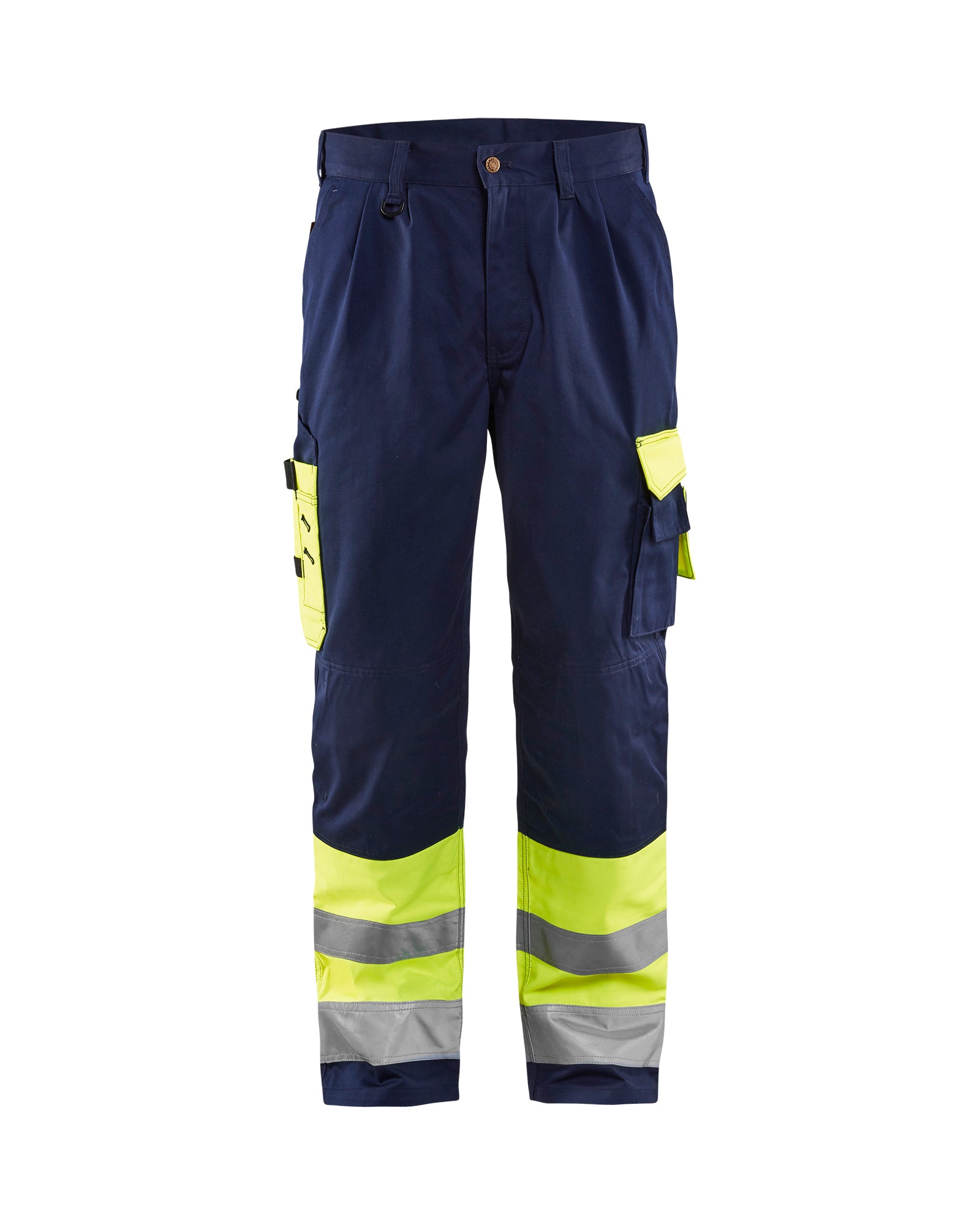 Blåkläder 1584 High Vis Buks, High Vis Gul/Marineblå