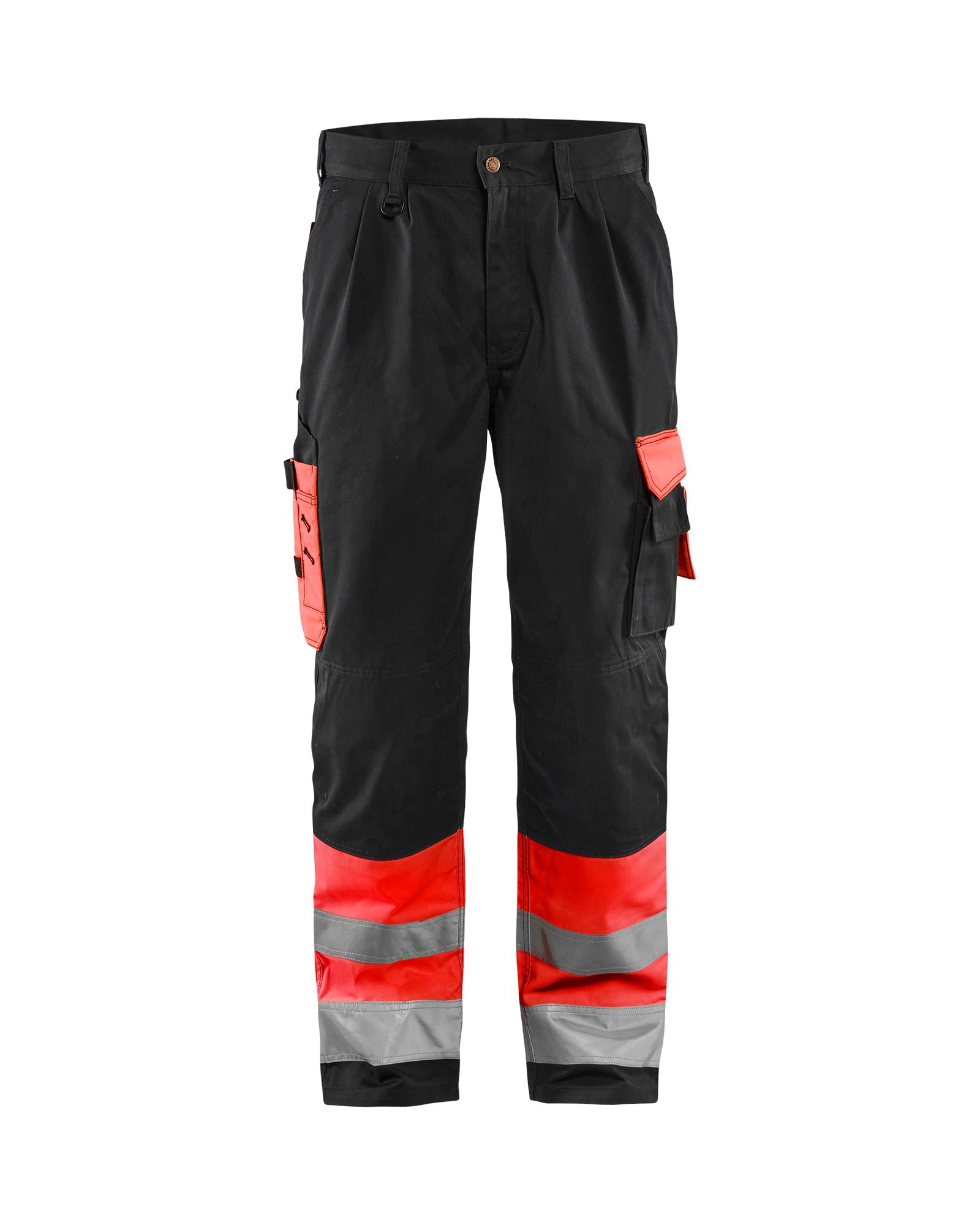 Blåkläder 1584 High Vis Buks, High Vis Rød/Sort