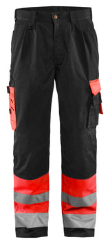 Blåkläder 1584 High Vis Buks detalje med firmalogo