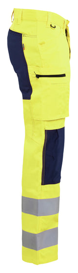 Blåkläder 1585 High Vis Buks med stretch detalje til broderi