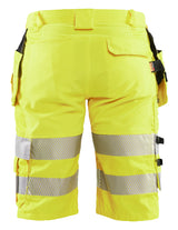 Blåkläder 1586 High Vis Shorts med stretch produktbillede med logo