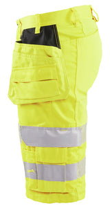 Blåkläder 1586 High Vis Shorts med stretch produktfoto med tryk