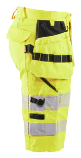 Blåkläder 1586 High Vis Shorts med stretch detalje til broderi