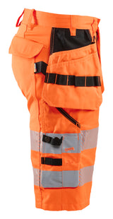 Blåkläder 1586 High Vis Shorts med stretch produktfoto til broderi