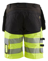 Blåkläder 1596 High Vis Shorts med stretch materiale med firmalogo