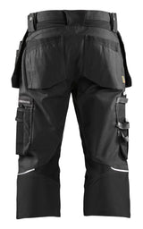 Blåkläder 1597 Håndværker Knickers med stretch nærbillede med logo