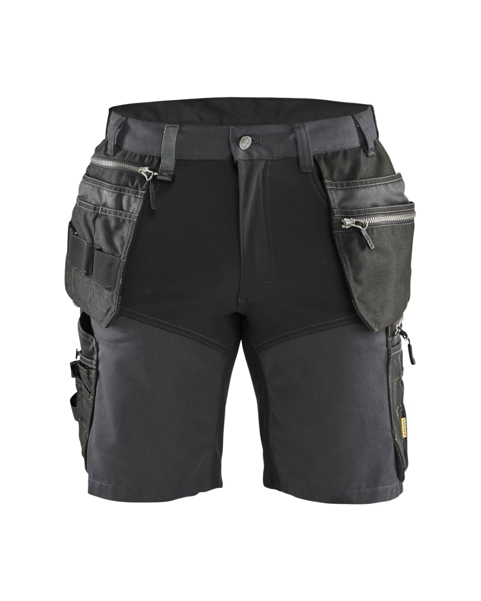 Blåkläder 1598 Håndværker shorts med stretch, Mellemgrå/Sort
