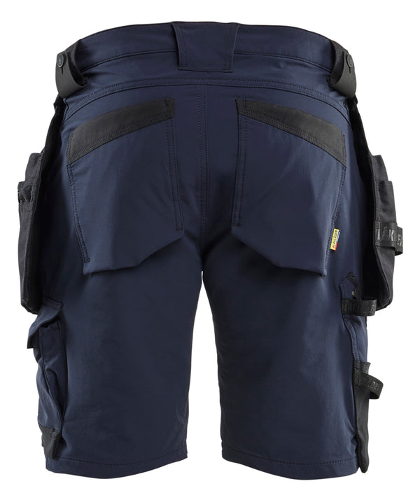 Blåkläder 1702 Håndværker Shorts 4-vejs stretch med tryk eller logo – arbejdstøj og firmatøj