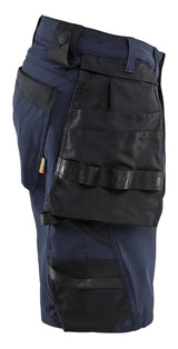 Blåkläder 1702 Håndværker Shorts 4-vejs stretch produktfoto med tryk