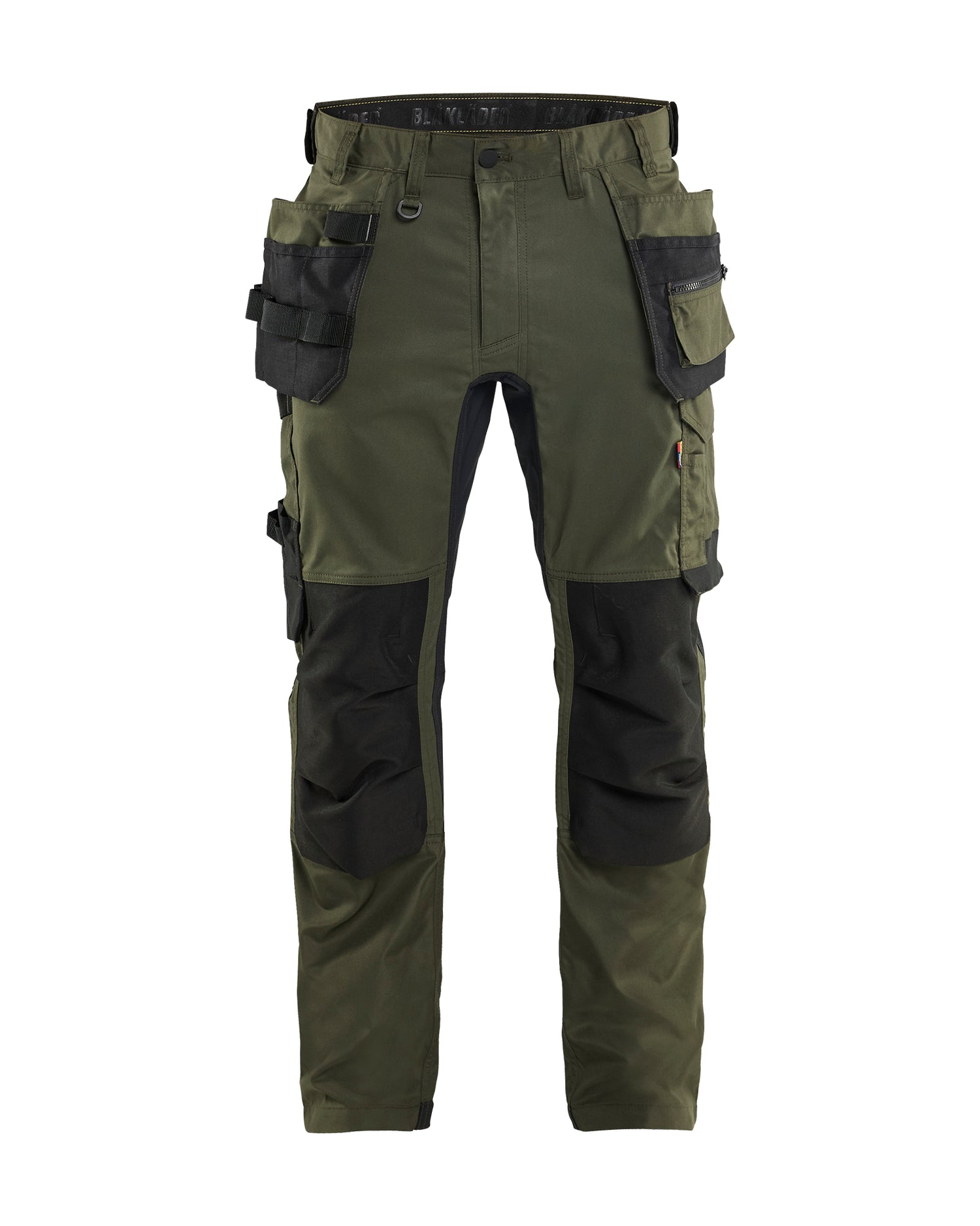 Blåkläder 1750 Håndværker Buks med stretch, Skovgrøn/Sort