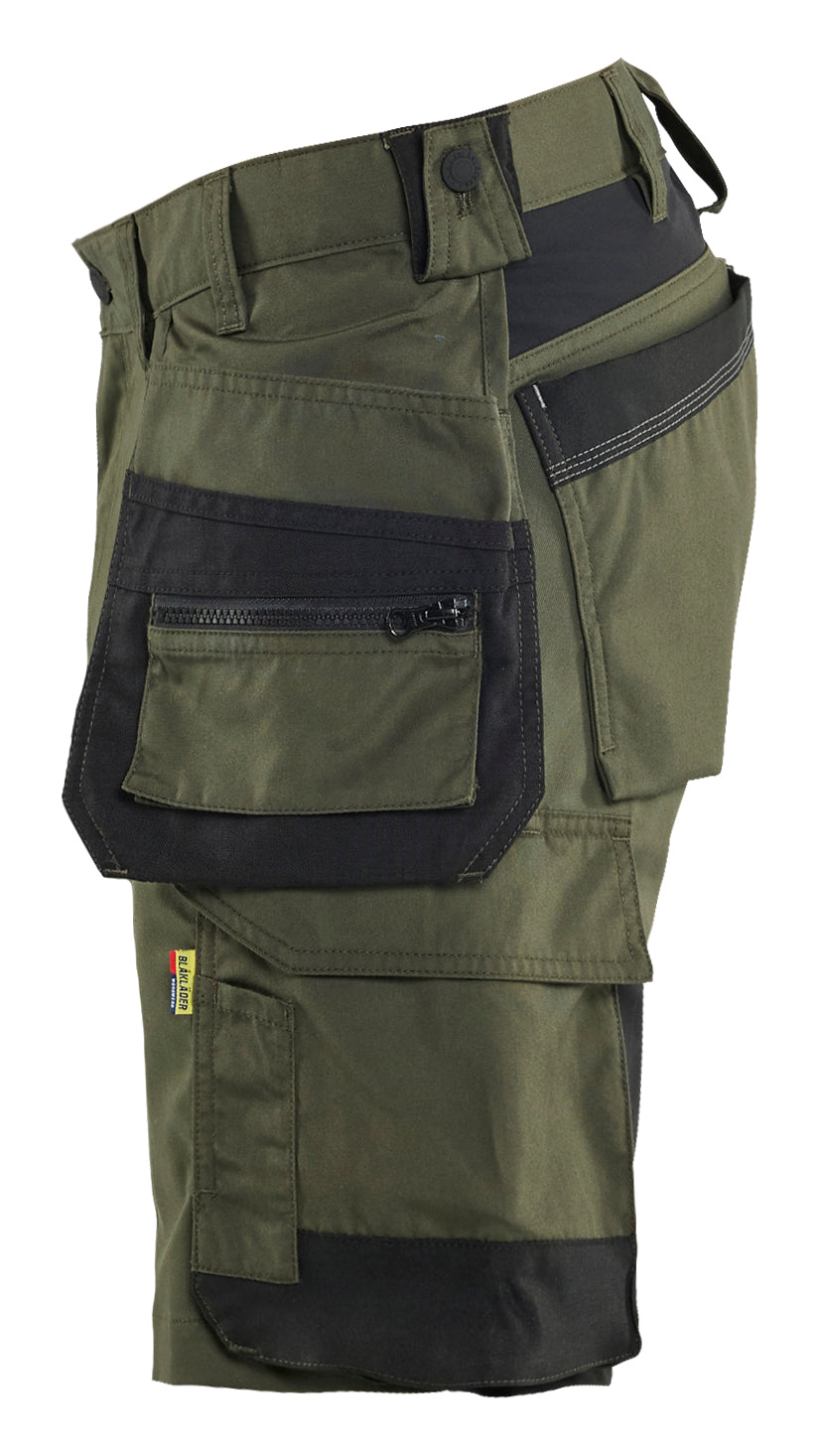 Håndværker Shorts med stretch