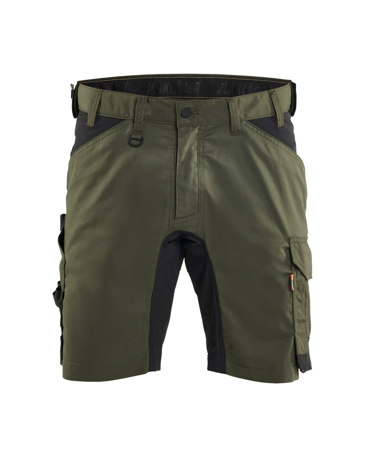 Blåkläder 1753 Håndværker Shorts med stretch, Skovgrøn/Sort