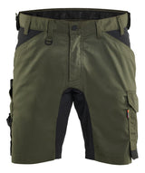 Blåkläder 1753 Håndværker Shorts med stretch med tryk eller logo – arbejdstøj og firmatøj