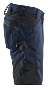 Blåkläder 1753 Håndværker Shorts med stretch nærbillede med tryk