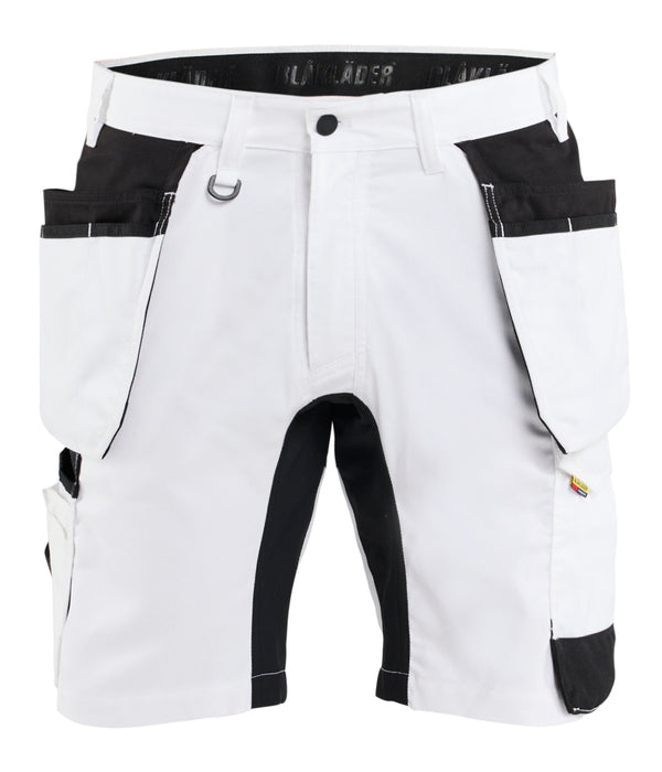 Blåkläder 1772 Shorts med stretch med tryk eller logo – arbejdstøj og firmatøj