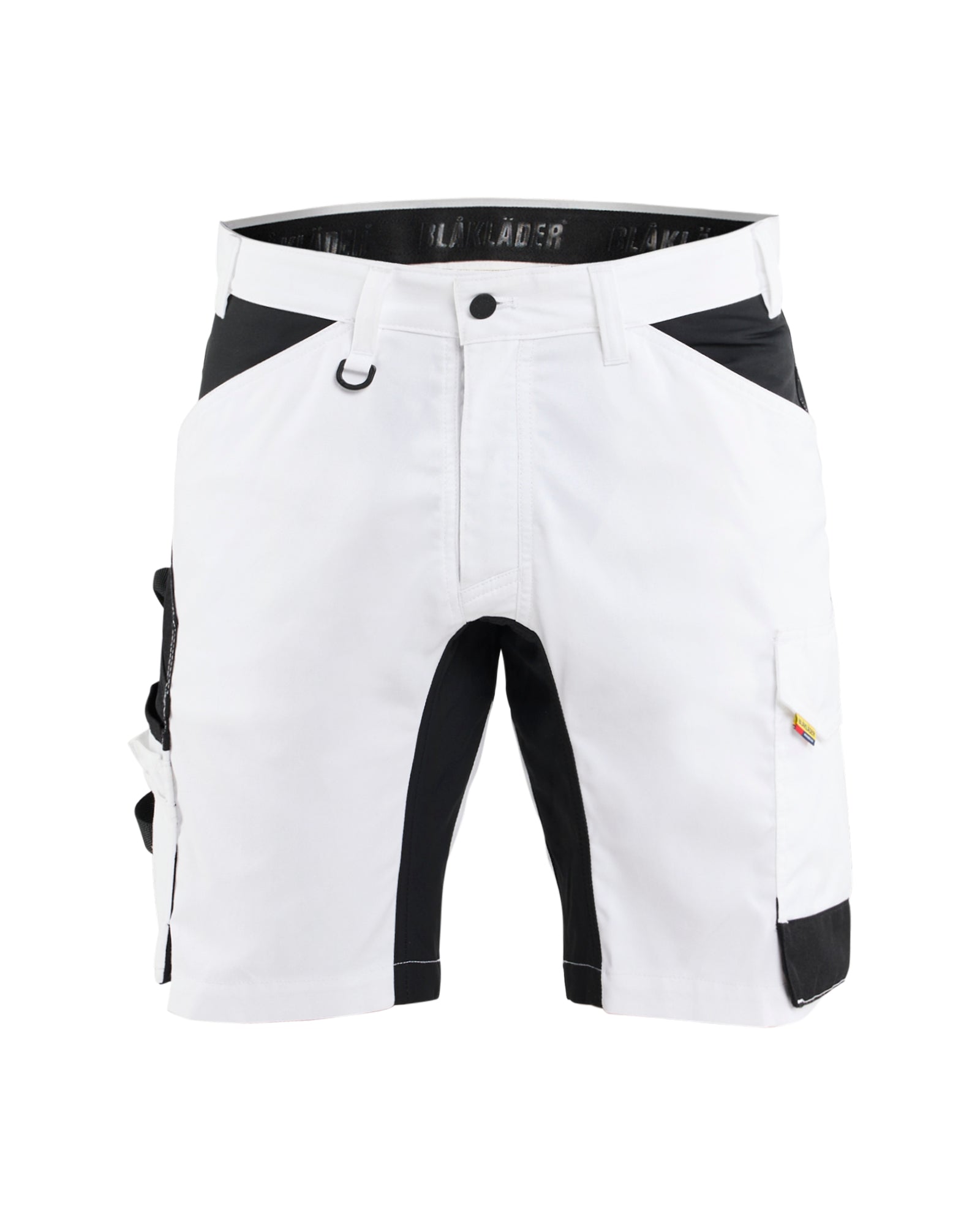 Blåkläder 1773 Shorts med stretch, Hvid/Sort