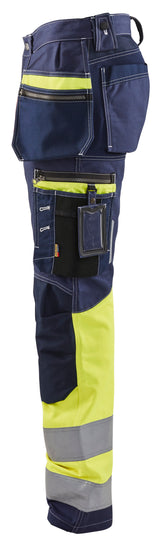 Blåkläder 1794 High Vis Buks med stretch produktfoto med tryk