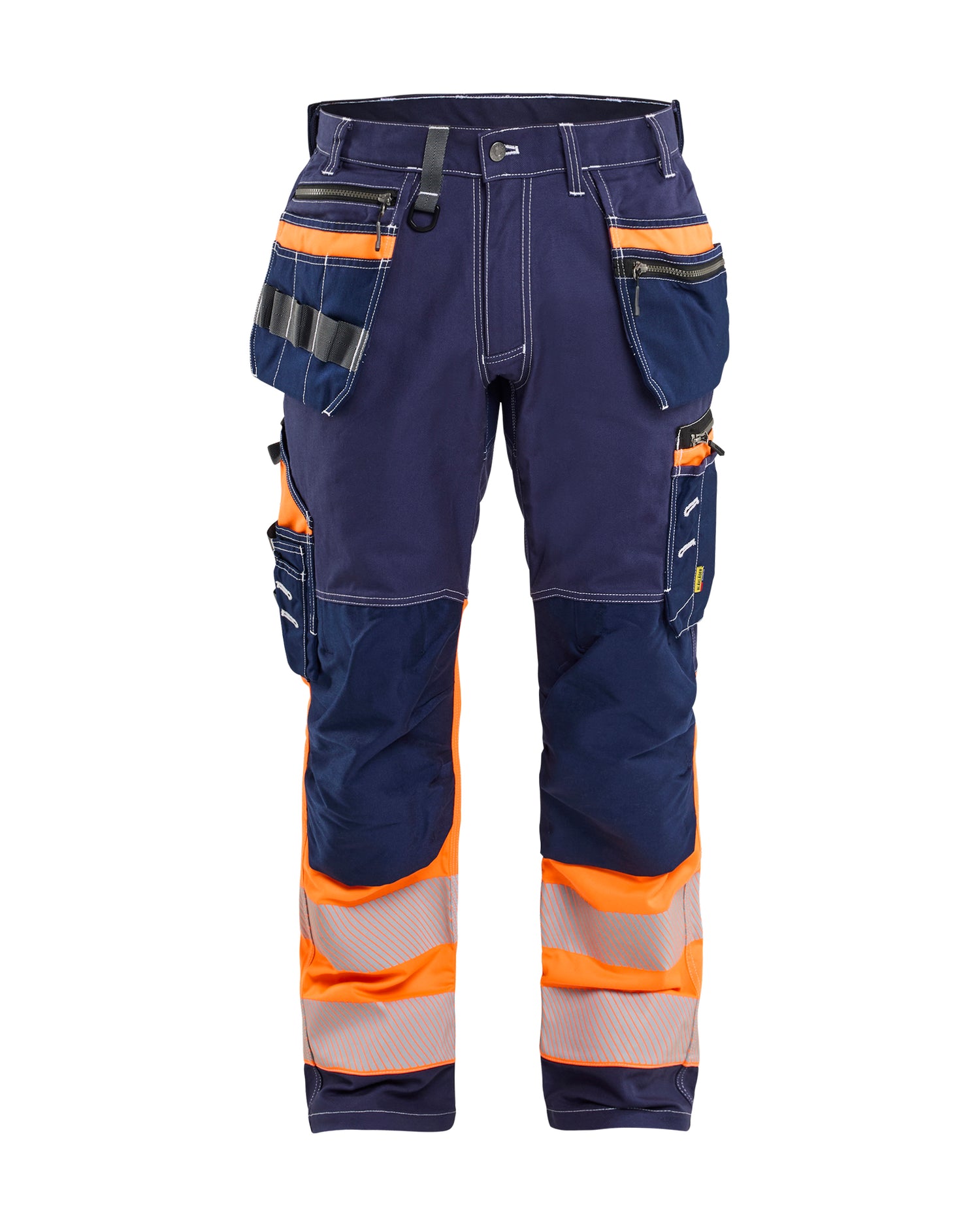 Blåkläder 1794 High Vis Buks med stretch, Marineblå/High Vis Orange