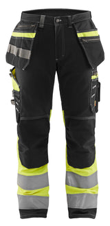 Blåkläder 1794 High Vis Buks med stretch detalje med firmalogo