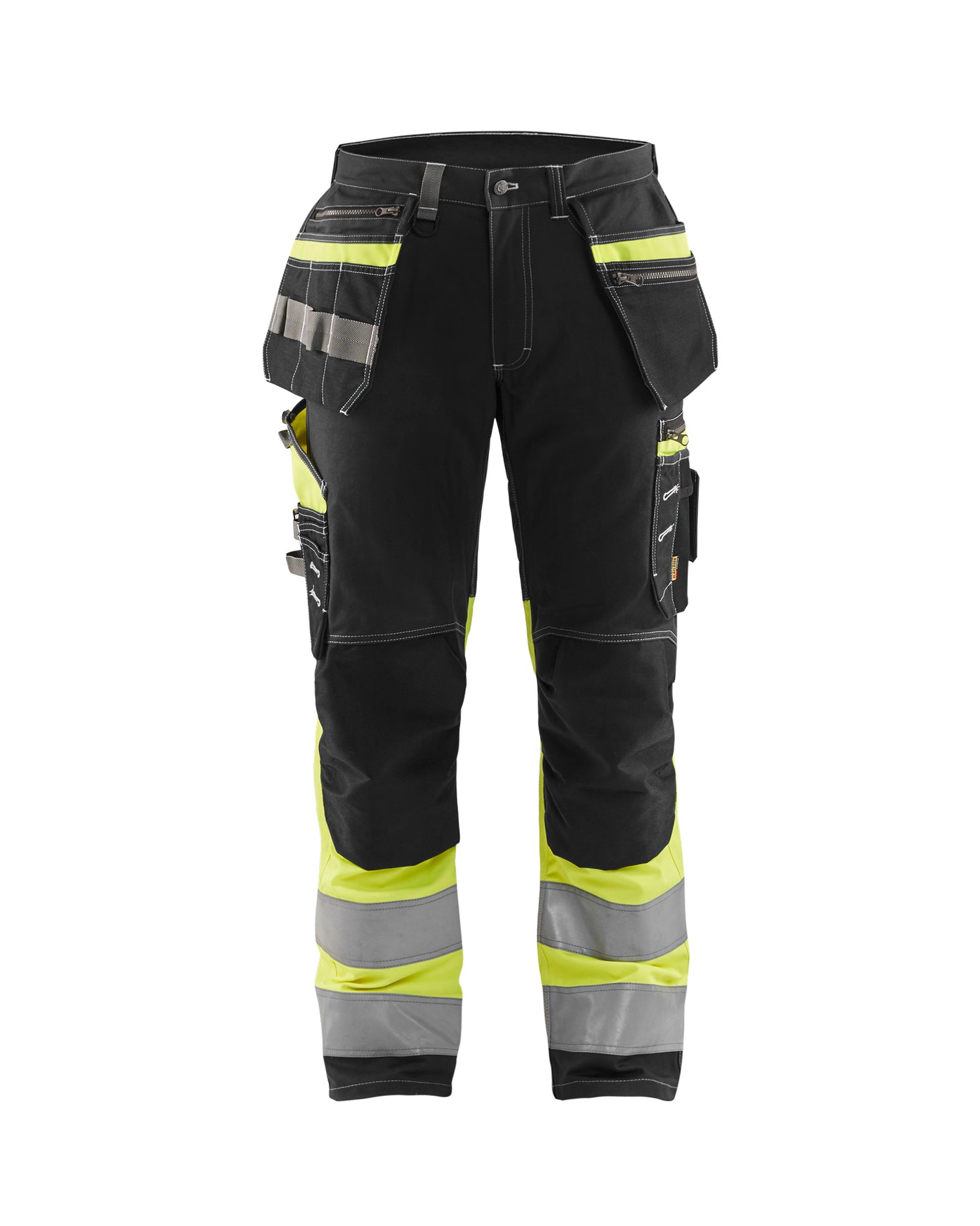 Blåkläder 1794 High Vis Buks med stretch, Sort/High Vis Gul