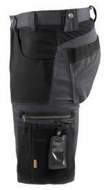Blåkläder 1798 Håndværker shorts med stretch produktbillede med tryk