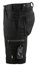 Blåkläder 1798 Håndværker shorts med stretch nærbillede med tryk