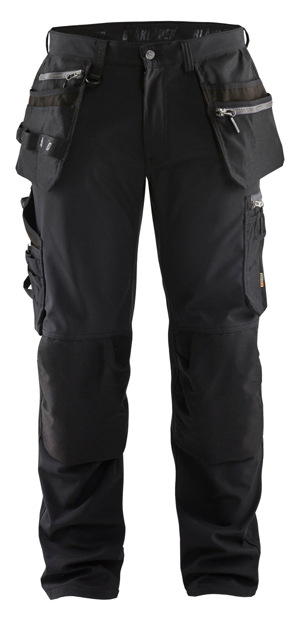 Blåkläder 1805 Håndværker Buks Softshell med tryk eller logo – arbejdstøj og firmatøj