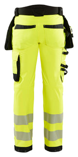 Blåkläder 1820 High Vis Softshell Buks nærbillede med logo