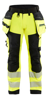 Blåkläder 1820 High Vis Softshell Buks materiale med firmalogo