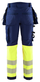 Blåkläder 1821 High Vis Softshell Buks produktbillede med logo