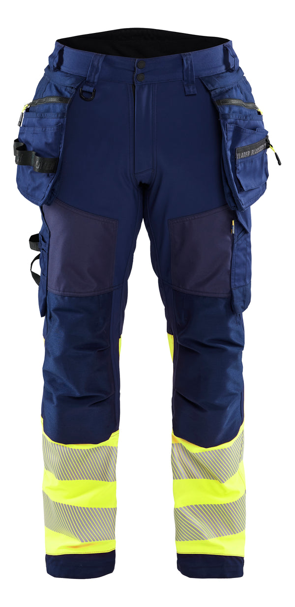 Blåkläder 1821 High Vis Softshell Buks med tryk eller logo – arbejdstøj og firmatøj