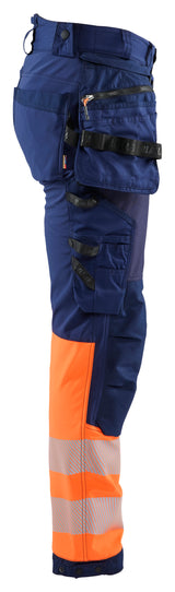 Blåkläder 1821 High Vis Softshell Buks produktfoto til broderi