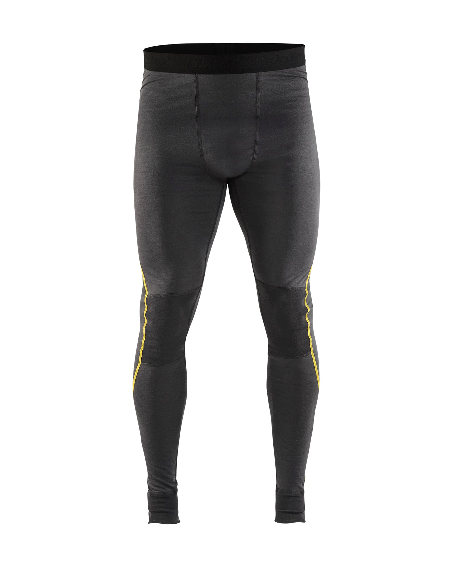 Blåkläder 1844 Underbuks Merinould Xlight, Mørk Grå/Gul