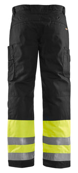 Blåkläder 1862 High Vis Vinter Buks nærbillede med logo